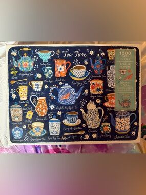 Galison Tea Time puzzle 1000 piece